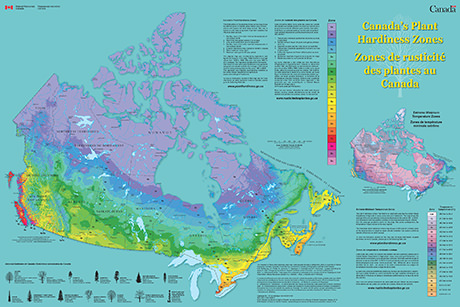 Plant Hardiness Zone Map of Canada