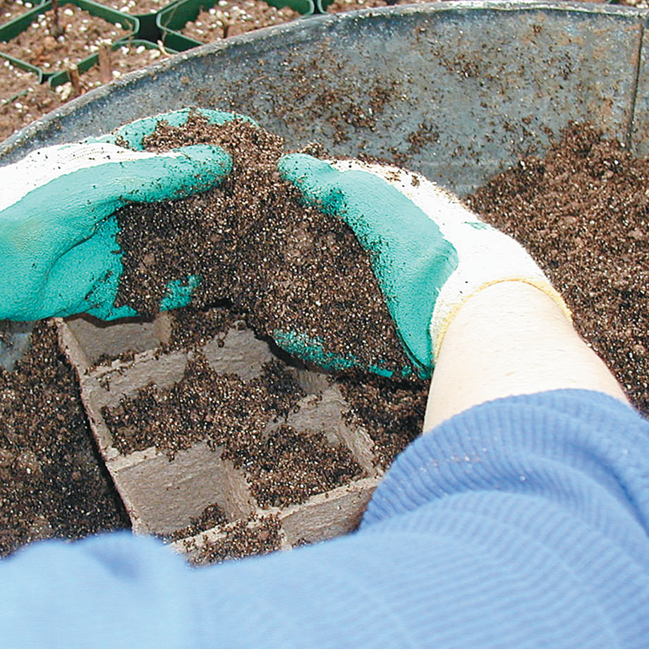 Mixing soil